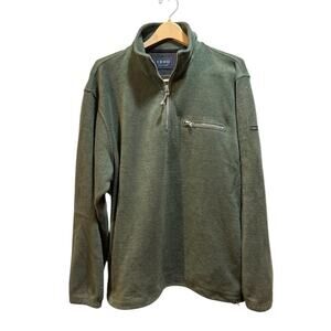 Izod performx men’s 1/4 zip pullover green size large
